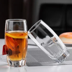 MinzAy (Pack of 6) Highball Glass Set 6pcs – 365ml Tall Drinking Glasses Glass Set Water/Juice Glass (365 ml, Glass, Clear)
